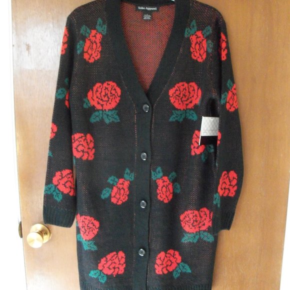 Soho Apparel acrylic cardigan (#EV1212) - Picture 4 of 5